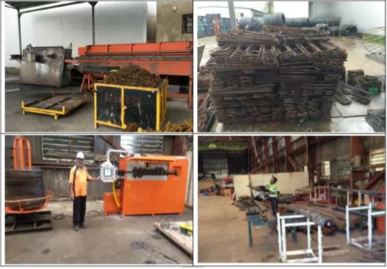 Lire la suite à propos de l’article Machine automatique pour la fabrication des cadres et differents modéles d’étriés en Fer à Béton